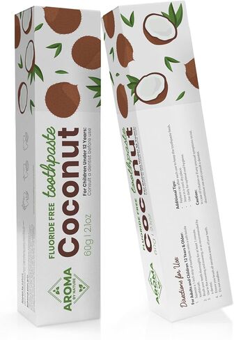 | Premium Fluoride-Free Toothpaste | Fights Plaque, freshens Breath | SLS Free, Cruelty-Free, NO Artificial Flavors (Watermelon) in Saudi Arabia