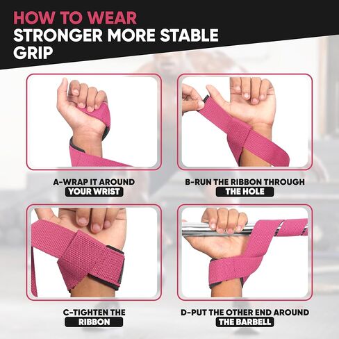 رفع الأشرطة لرفع الأثقال ، وأشرطة القطن رفع الأثقال مع حشوة النيوبرين للرجال أحزمة معصم صالة الألعاب الرياضية لبناء أجسام التكاثر ، وتدريب القوة والقيام المميت in Kuwait