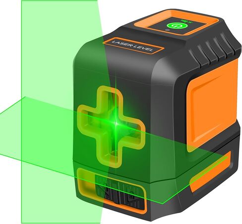 أداة مستوى الليزر ذاتية التسوية مع سطوع قابل للتعديل ، أداة بناء مستوى ليزر متشابكة للتعليق على الصور ، بلاط الأرضيات ، تجديد المنزل ، مشاريع DIY in Kuwait