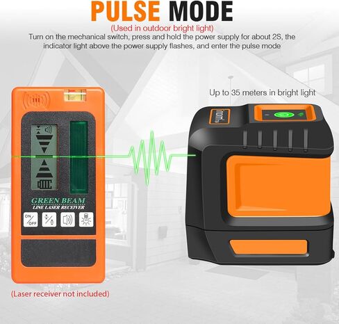 أداة مستوى الليزر ذاتية التسوية مع سطوع قابل للتعديل ، أداة بناء مستوى ليزر متشابكة للتعليق على الصور ، بلاط الأرضيات ، تجديد المنزل ، مشاريع DIY in Kuwait