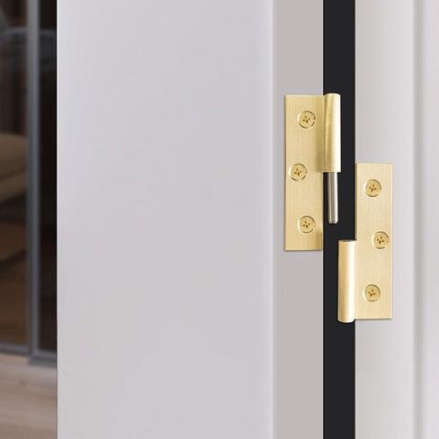 Lift Off Hinge,2 pcs Solid Brass,Right Detachable Hinge,for Window Door Gate (Right Handedness) in Kuwait