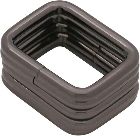 BIKICOCO Metal Rectangle Ring Buckles Square Strap Webbing Belt Rings for Bag Purse Non Welded 1 x 3/4 Inch in Saudi Arabia