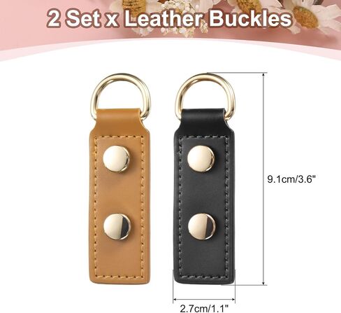 uxcell D-Ring Buckle, Leather Purse Clasp Wallet Hanging Buckle for Making Handbag in Saudi Arabia