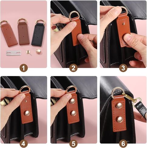 uxcell D-Ring Buckle, Leather Purse Clasp Wallet Hanging Buckle for Making Handbag in Saudi Arabia