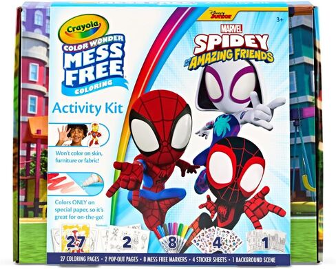 Crayola Color Wonder Gabby's Dollhouse Activity Kit, Mess Free Coloring Set for Toddlers, Toys & Holiday Gifts for Girls & Boys, 3+ in Saudi Arabia