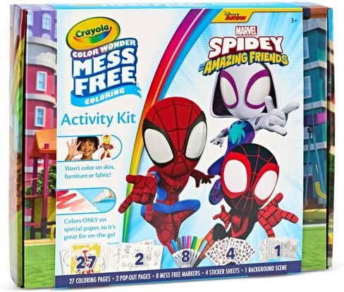 Crayola Color Wonder Gabby's Dollhouse Activity Kit, Mess Free Coloring Set for Toddlers, Toys & Holiday Gifts for Girls & Boys, 3+ in Saudi Arabia