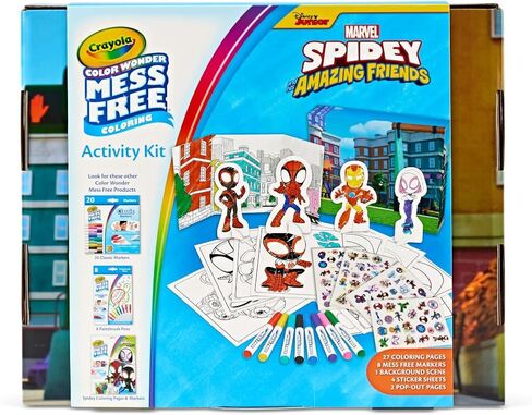 Crayola Color Wonder Gabby's Dollhouse Activity Kit, Mess Free Coloring Set for Toddlers, Toys & Holiday Gifts for Girls & Boys, 3+ in Saudi Arabia