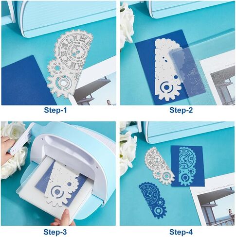 UNICRAFTALE 1Pcs Gear Metal Cutting Dies for Card Making Gear with Pointer Die Cuts Embossing Stencils Template Mould for Scrapbooking Supplies Handmade Crafts Scrapbook Album Decor in Kuwait