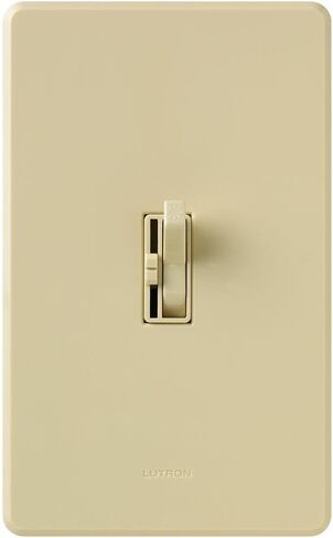 Lutron Toggler Quiet 3-Speed Slide-To-Off Fan Control, 1.5-Amp, Single-Pole/3-Way, AYFSQ-F-WH, White in Saudi Arabia