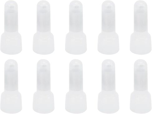 Closed End, 1000Pcs Closed End Terminal Transparent Nylon Crimping Wire Cable Connector Kits Terminals, Industrial & Scientific (CE2) in Kuwait