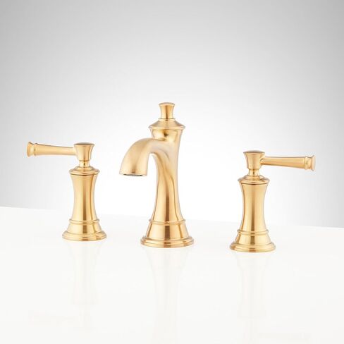 Signature Hardware 447873 Beasley 1.2 GPM Widespread Bathroom Faucet with Pop-Up Drain Assembly in Saudi Arabia