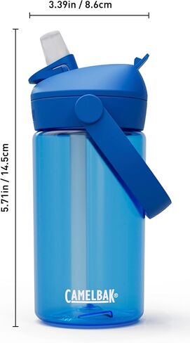 CamelBak Thrive Flip Straw Kids 14oz Water Bottle with Tritan Renew – Easy Carry - Straw Top, Friendly Forest in Kuwait