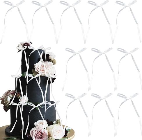 ephlyn 30pcs bow cupcake topcake topcake valentine's bowknot ripbons coquette bow high اطلى كوب بالون جدار الحفلات ، كعكة الحلوى اختيارات طفلة in Kuwait