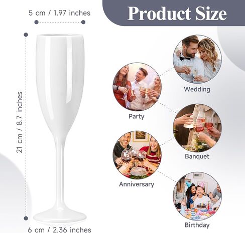 Champagne Flute Acrylic Champagne Glasses Wedding Toasting Champagne Flute Goblet Plastic Reusable Unbreakable Champagne Cups for Bachelorette Wedding Bridal Shower Party (Pink, 10) in Saudi Arabia