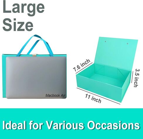PALITIGO Gift Box 5 Pack 13 x 9 x 4.3 inch Large Gift Box with Lids - Luxury Packaging Box for Gifts, Birthdays, Mother's Day, Baby Showers, and Special Occasions in Saudi Arabia