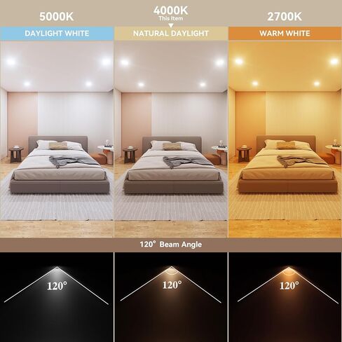 Comzler GU10 LED LED Dimmable ، 50W مكافئ الهالوجين GU10 ، 2700K بديل GU10 أبيض ناعم لإضاءة المسار ، MR16 GU10 المصباح الكهربائي LED 4W ， 120 ° زاوية شعاع ， 400LM 120V ، حزمة 6 ، ETL مدرجة in Kuwait