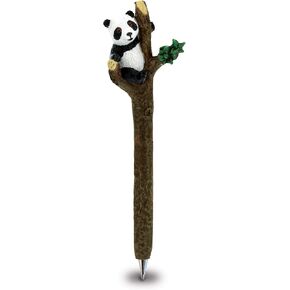 Planet Pens Panda Novelty Pen - أطفال مرح وفريد ​​من نوعه وأطفالهم ، قلم حبر ، وديكور مكتب للحياة البرية الملونة لمدرسة القرطاسية الرائعة ومكتب مكتب ديكور المكتب