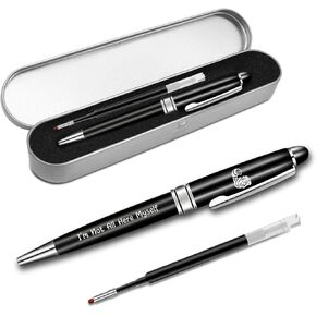 PLUPARK CAT BARLPOINT PEN Alice Fairy Tale Gox Gift أنا لست جميعًا هنا بنفسي Roller Ballpen for Women Girls (أنا لست هنا بنفسي)
