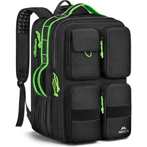 MATEIN Travel Laptop Backpack with Multiple Pockets, Heavy Duty Commuter Backpack Fits 17 Inch Laptop, TSA Large Travel Bag with Shoe Compartment, Water Resistant Padded Computer Rucksack for Outdoor