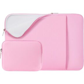 15.6 Inch Laptop Sleeve Case Soft Fluffy Lining Cover Carrying Bag with Front Pocket & Accessories Pouch,Compatible with 15.6" Notebook Computer Chromebook