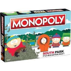 Monopoly South Park | Based on Comedy Central South Park Show | Featuring Familiar Locations, Episodes, and Characters | Officially-Licensed & Collectible Monopoly
