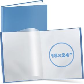 18x24 محفظة الموثق مع الأكمام البلاستيكية ، منظم مستندات كبير للخدمة الشاقة ، مجلدات الطلاء الفنية مع 30 جيبًا ، كتابًا تقديميًا للأعمال الفنية ، الموسيقى الورقية ، الملصق ، عرض 60 صفحة (أسود)