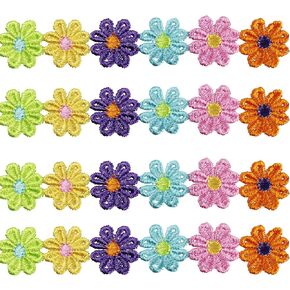 PSON 7.5 ياردة Daisy Lace Trim ، الشريط المطرز الأزهار ، نسيج بوليستر أبيض متزايد للخياطة ، الحرف اليدوية DIY ، فستان الزفاف ، الملابس الداخلية ، ديكور المنزل ، سجل القصاصات (0.98 بوصة)