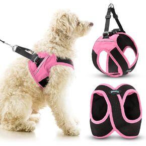 Gooby Escape Free Easy Fit X in Dog Harness - Flamingo Pink ، Medium
