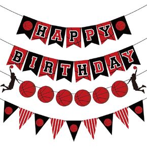 زخارف حفلة عيد ميلاد كرة السلة للأولاد رجال ، عيد ميلاد سعيد لافتة رياضة عيد ميلاد الخلفية الخلفية الخلفية الدعائم لكرة السلة موضوع الحفلة اللوازم ديكور لوازم الديكور
