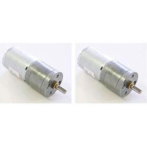 RS003A Geared Motor, 75:1 Ratio, 133 RPM, 6V, Steel Gears, 4 mm Shaft Diameter, 2.2" L x 0.98" Dia in Saudi Arabia