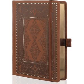 TIEFOSSI Bullet Dot Journals for Women Men, Dot Journals for Writing Women, 160gsm Thick Paper, 190 Numbered Pages, for Planner Organization