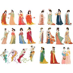 العاصفة الموسمية الجمال الصيني من Tang Dynasty Precut قرطاسية ديكورات Happy Planner ملصقات Scrapbooking يوميات لزجة رقائق الورق