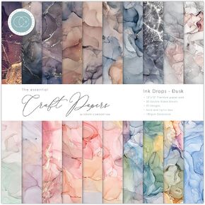 Craft Consortium Craft Con Paprpad12 حبر الغسق ، متعدد الألوان ، 6 × 6 بوصات