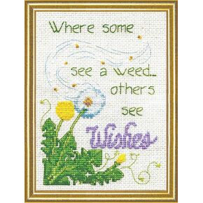 Design Works Crafts Dandelion Wishes, 5 x 7