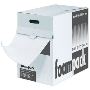 Aviditi Polyethylene Air Foam Dispenser Pack ، 85 'L x 24 "W ، 1/4" ، أبيض (FD1424)