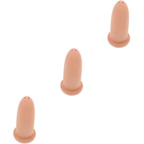 SOSOPORT 3PCS دلو التفريخ - أنجيلفش تربية المخروط - الفخار كلاي - بني - أداة تربية الأسماك