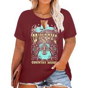 Plus Size Smooth As Tennessee Whiskey Shirt Women Keyhole Sexy V Neck Country Music Tops Tshirt