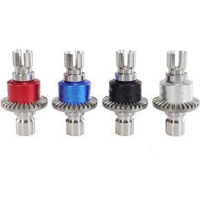 Full Alloy 45# Steel Gear & 6061 Aluminum Differential Case for MJX 1/16 Hyper Go H16207 H16208 H16209 H16210 H16H H16E H16P H16BM H16GT H16DR - Upgrade Parts (Black)