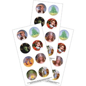 Paper House Productions Wizard of Oz مشاهد ، 2 × 12 صفائح ملصقات (حزمة 3)