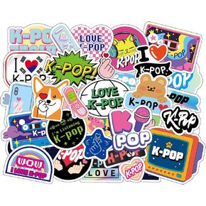50 PCS Korean K-pop photocard pack pack cute ، ملصقات للأطفال المراهقين البالغين ، الكمبيوتر المحمول ، الكمبيوتر ، لوح التزلج ، زجاجات المياه ، الهاتف