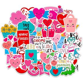 Sicohome 216pcs Dounuts Heart Stickers ملصقات عيد الحب للأطفال المدرسي الدراسي المدرسي للمكافأة الحزب ديكور الملصقات Donut For Kids Donut Party Favors