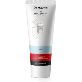 Toothpaste for Teeth Overal Repair, Toothpaste to Strengthen Teeth Enamel, Gingivitis and Oral Ulcer Repair, Fluoride Free, Fresh Mint, 2.54 Ounce (Pack of 1)