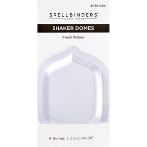 Spellbinders Fresh اختار 6 عبوات شاكر ، واضحة