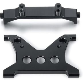 سبيكة الألومنيوم RC Battery Tresent Bracket Stare for 1/10 AXIAL SCX10 III AXI03007 RC Crawler Car Ewdrades Parts ، Battery Tresher Bracket SETID SEAT BRACE (Black)