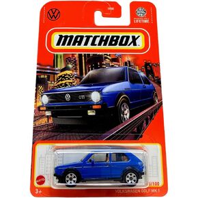 Mattel - Car Volkswagen Golf MK 1 Blue 1974 Metal 1 Count Child Unisex