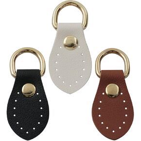XGNG 3 Pairs Bag Leather Stitching D Buckle DIY Hand Sewing Bag Strap Buckle Bags Both Side Lugs Buckle Handbags Shoulder Strap Bags Crossbody Bags Hardware Accessories For Making Wallets Keychains