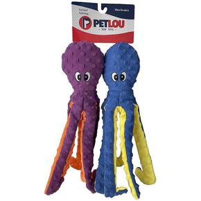 Pet Lou Dotty Friends 2.0 Twin Pack Octopus ، ارتفاع 16 بوصة ، مستلزمات ألعاب الحيوانات الأليفة