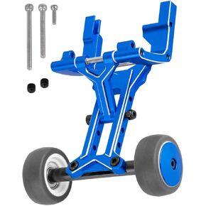 RC الألومنيوم سبيكة قابلة للتعديل عجلات العجلة طقم العجلة ترقيات أعلى العجلة ترقيات ل 1/10 Slash/Rustler/Stampede/Bandit 2WD VXL ، قفزات العجلة القابلة للتعديل ، Titanium ، التيتانيوم
