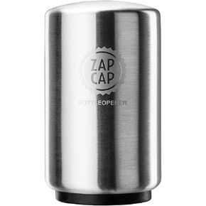 Zap Cap Premium Bottle Opener-matte black stainless steel, 190x65x40 cm