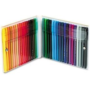 Pentel Arts Fine Point Color Pen Markers, 36 Assorted Colors, 36/Set, Sold as 1 Set